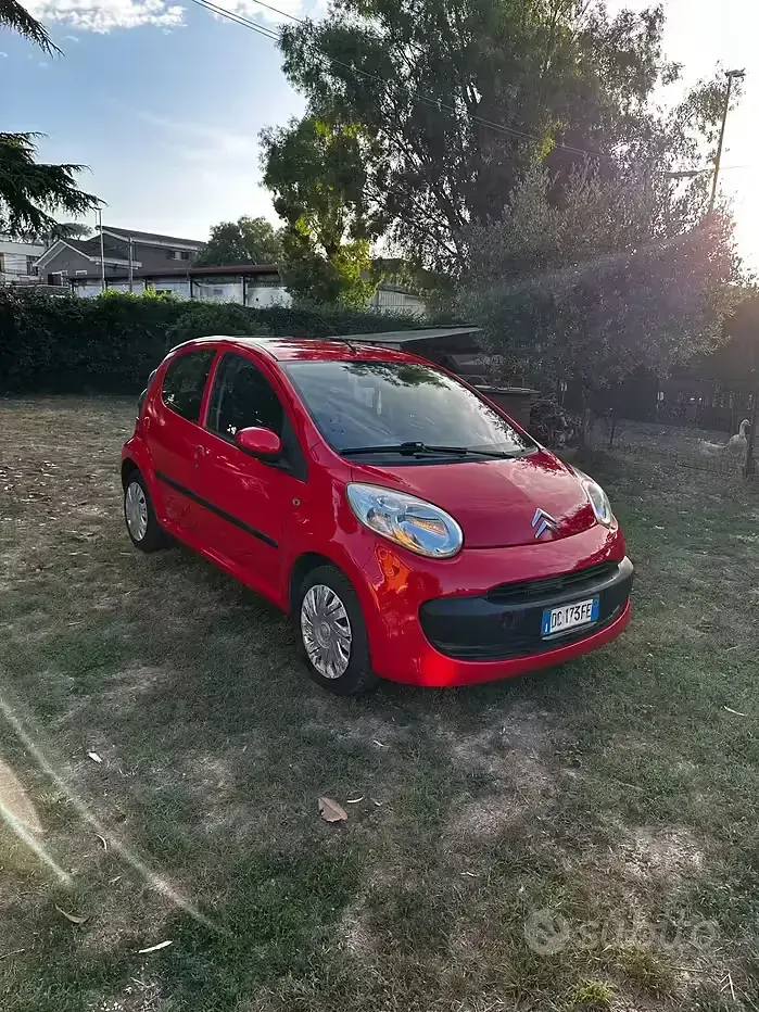 Usata Citroën C1 68 CV (50 kW) 2007 Rosso Utilitaria