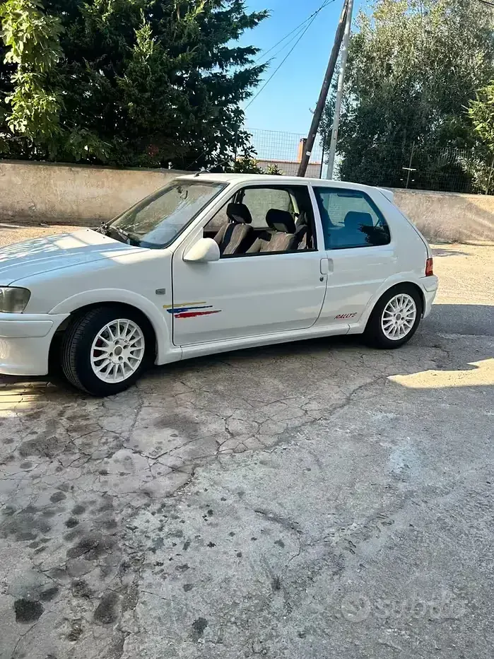 Usata Peugeot 106 118 CV (86 kW) 1998 Bianco Utilitaria
