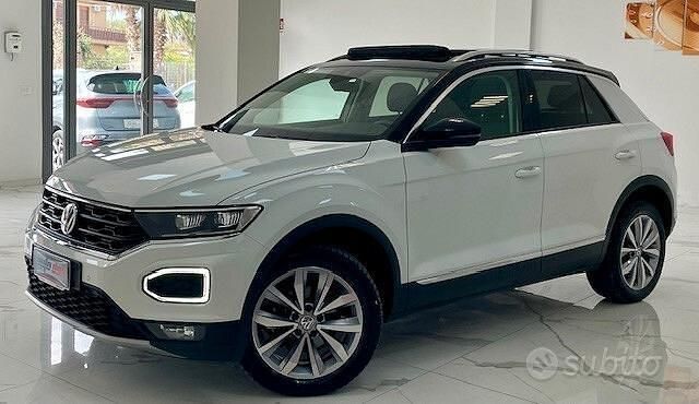 Usata VW T-Roc Advance 116 CV (85 kW) 2019 Bianco SUV