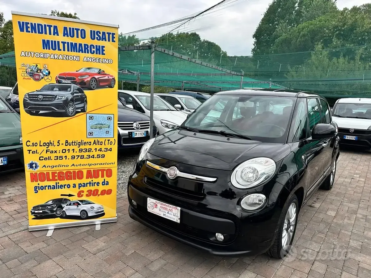 Usata Fiat 500L Lounge 85 CV (62 kW) 2014 Nero Monovolume