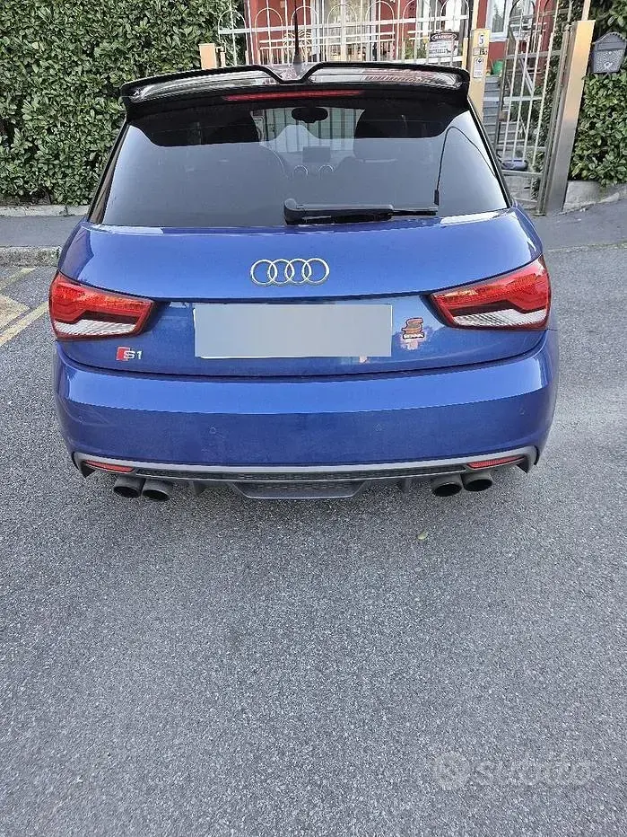 Usata Audi S1 231 CV (169 kW) 2016 Blu Utilitaria
