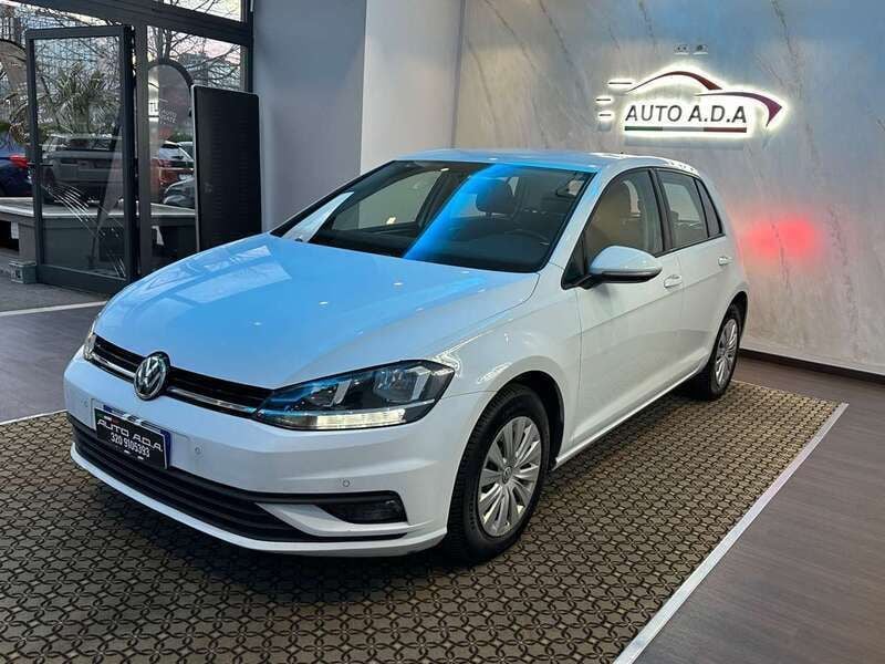 Usata VW Golf VII Trendline 116 CV (85 kW) 2018 Bianco Berlina