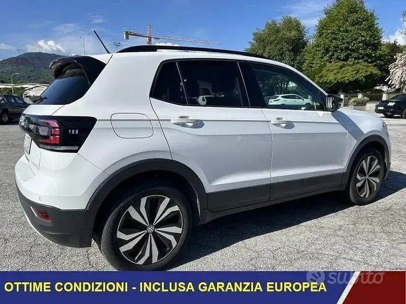 Usata VW T-Cross Style 95 CV (69 kW) 2019 Bianco SUV