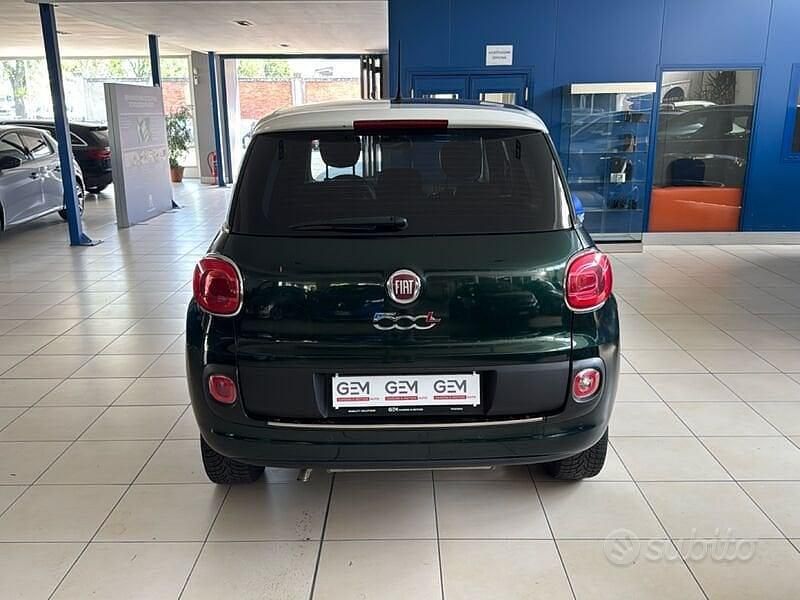Usata Fiat 500L Lounge 80 CV (58 kW) 2014 Verde Monovolume