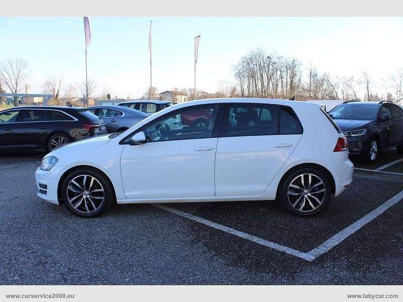 Usata VW Golf VII Highline 110 CV (80 kW) 2015 Bianco Berlina