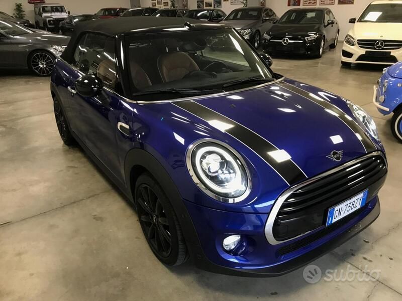 Blu/azzurro Usata 2019 Mini Cooper Cabriolet Cabrio | 19.999 € (Buon prezzo) - Immagine 1/4
