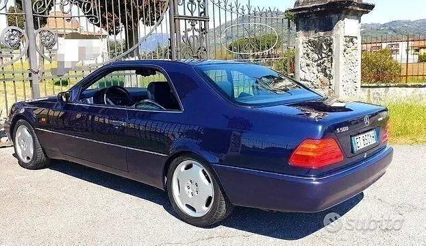 Usata Mercedes S500 320 CV (235 kW) 1995 Blu Coupé
