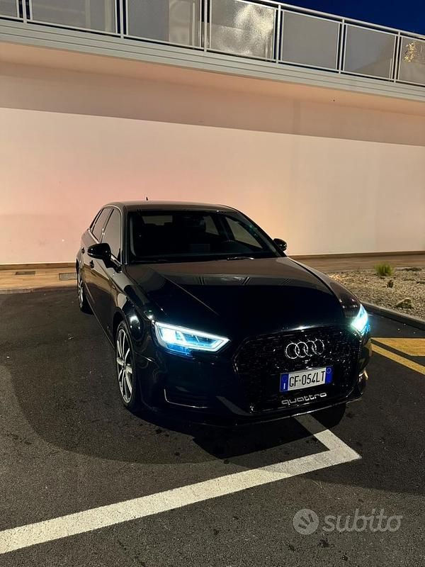 Usata Audi A3 Sport 2018 Nero Berlina