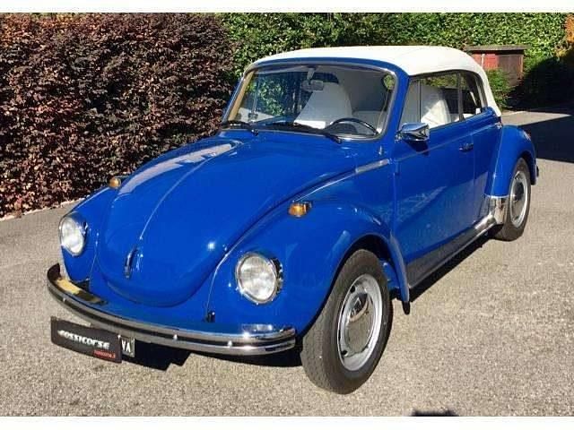 Usata VW Beetle Cabriolet 15 CV (11 kW) 1972 Blu/azzurro Cabrio