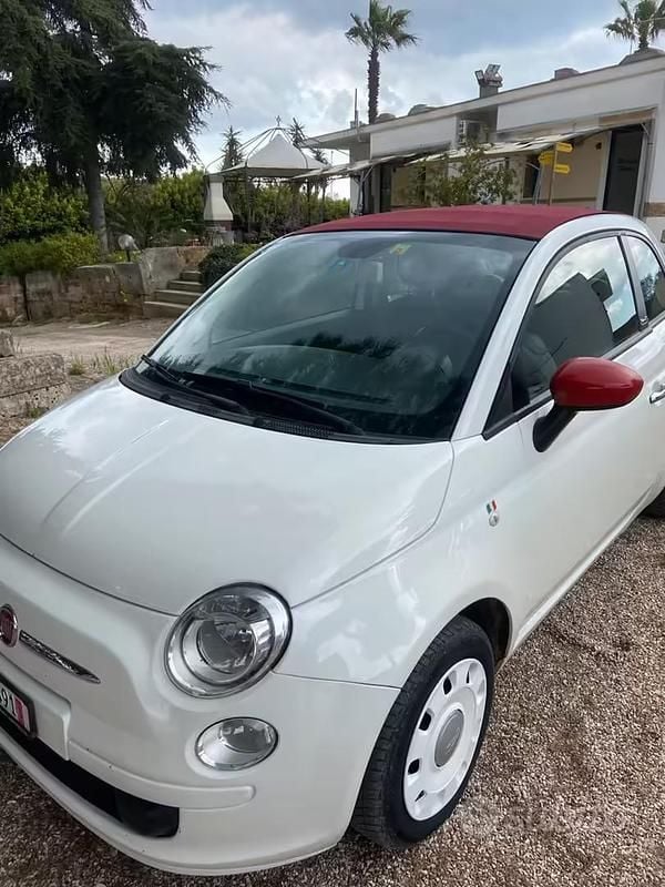 Usata Fiat 500 2012 Bianco Cabrio