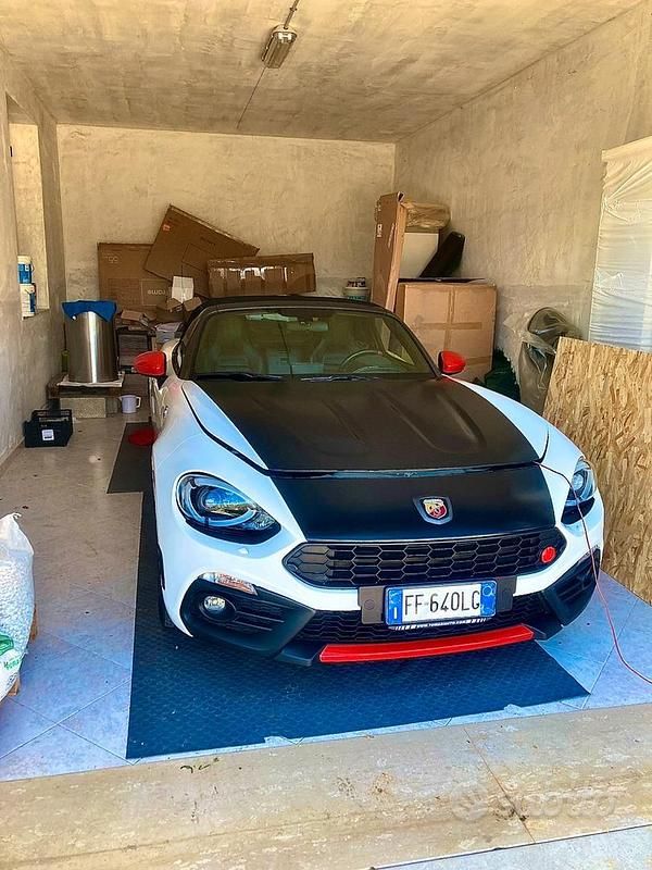 Usata Abarth 124 Spider 170 CV (125 kW) 2016 Bianco Cabrio