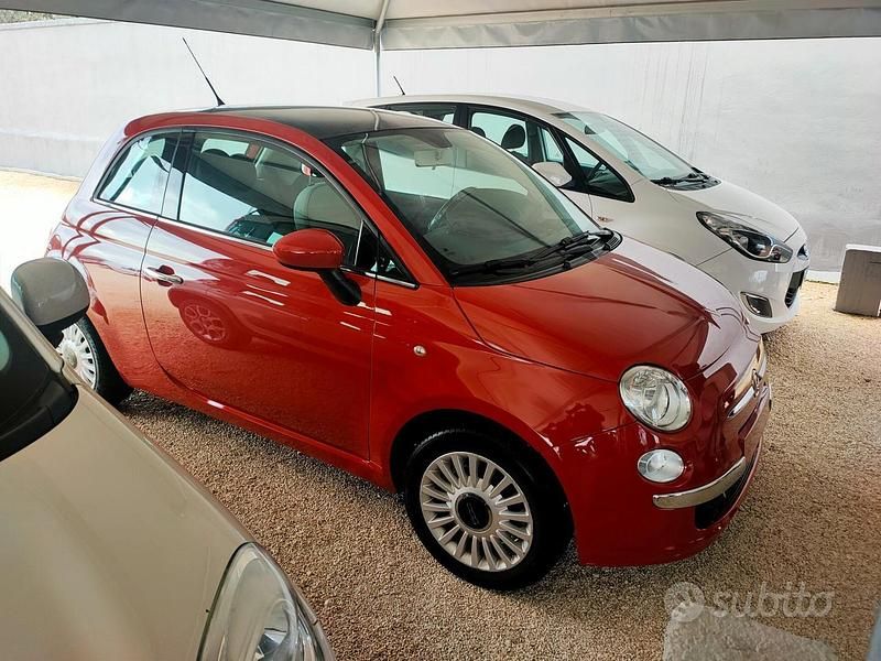 Usata Fiat 500 Lounge 69 CV (50 kW) 2008 Arancione Berlina