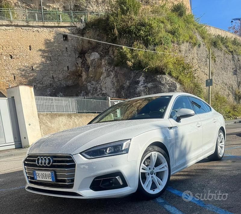 Usata Audi A5 170 CV (125 kW) 2018 Bianco Coupé