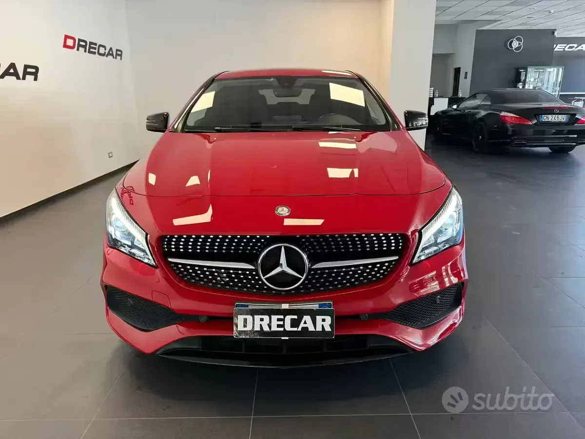 Usata Mercedes CLA200 Premium 136 CV (100 kW) 2017 Rosso Coupé