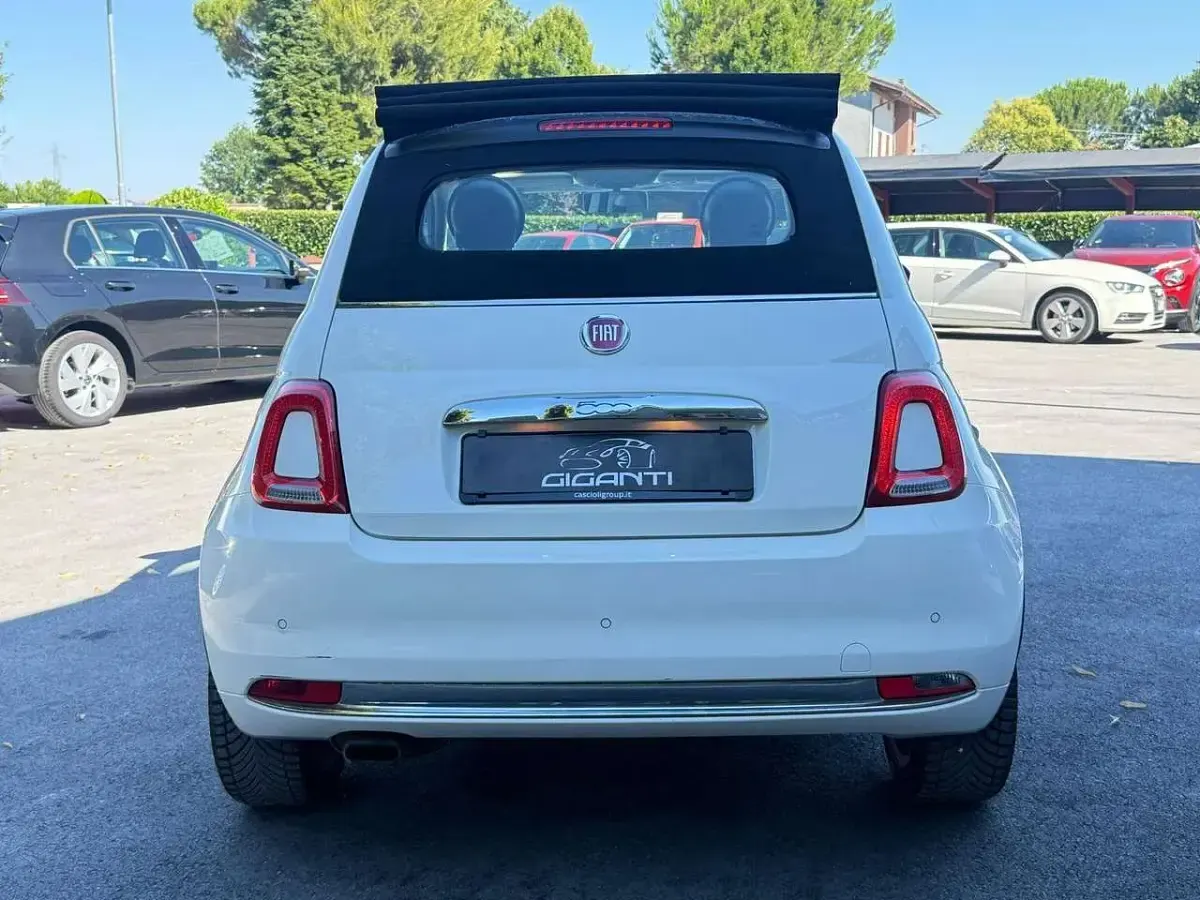 Usata Fiat 500C Lounge 69 CV (50 kW) 2016 Bianco Cabrio