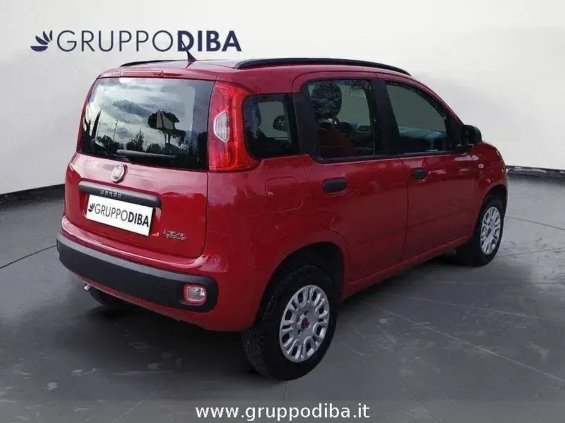 Usata Fiat Panda Lounge 80 CV (58 kW) 2013 Rosso Utilitaria