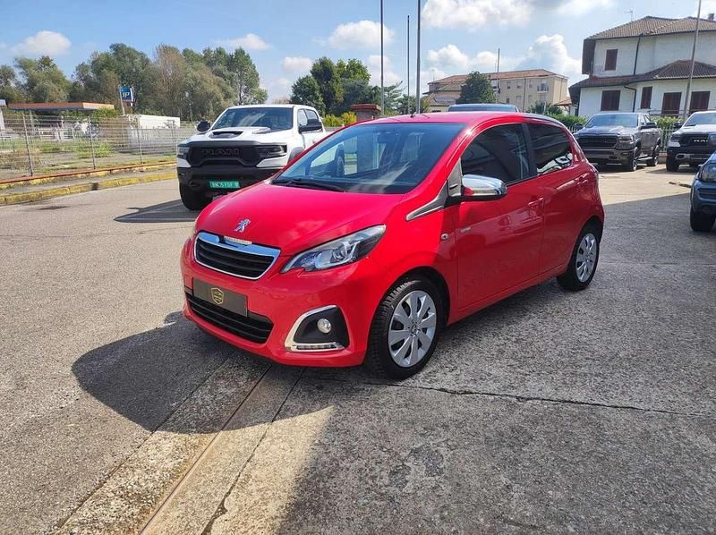 Usata Peugeot 108 Allure 72 CV (52 kW) 2019 Rosso Utilitaria