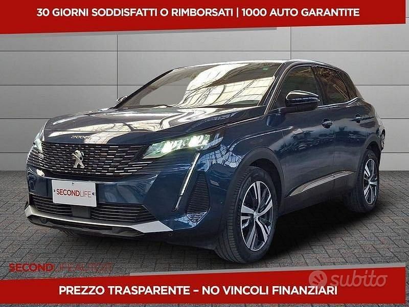 Usata Peugeot 3008 Allure 131 CV (96 kW) 2023 Blu SUV
