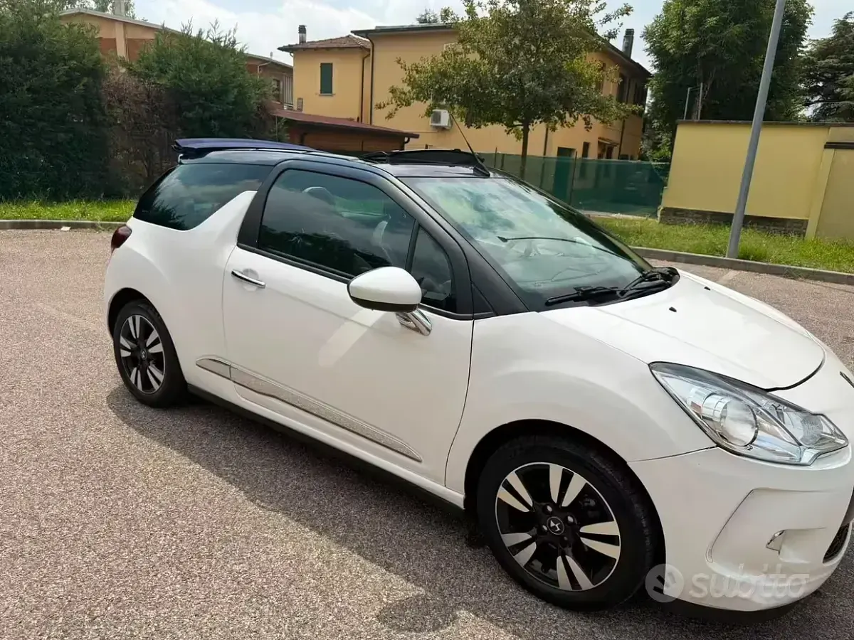 Usata Citroën DS3 92 CV (67 kW) 2014 Bianco Cabrio