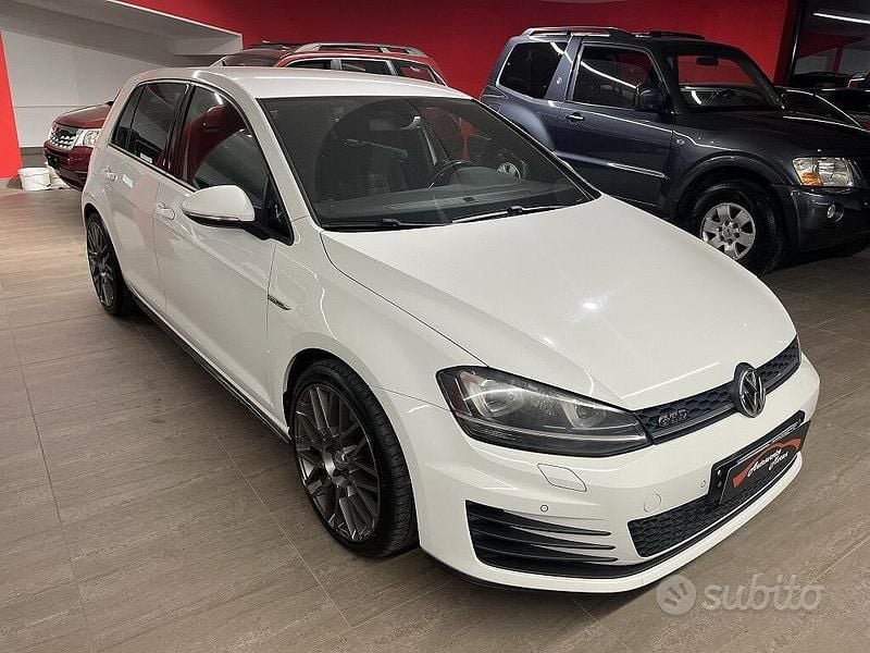 Usata VW Golf VII GTD 184 CV (135 kW) 2014 Bianco Berlina