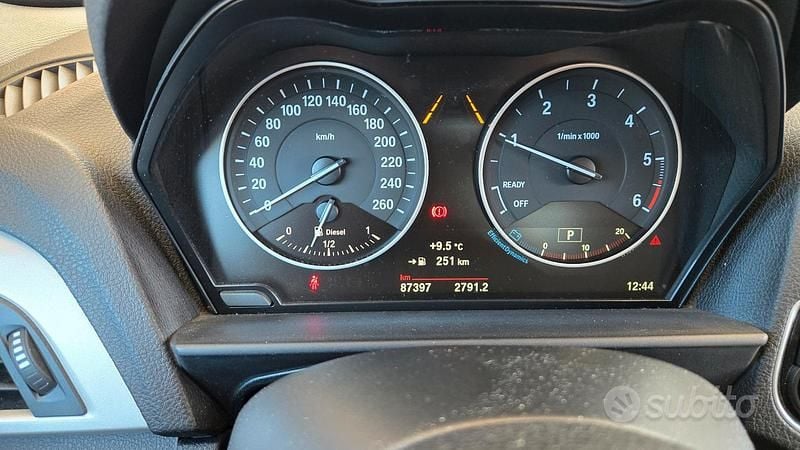 Usata BMW 116 116 CV (85 kW) 2017 Blu Utilitaria