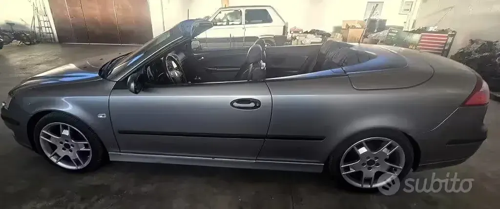 Usata Saab 9-3 Cabriolet 175 CV (128 kW) 2003 Grigio Cabrio