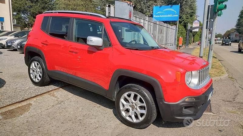 Usata Jeep Renegade Limited 140 CV (102 kW) 2017 Rosso pastello SUV