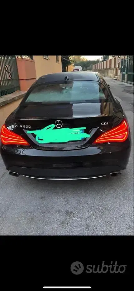 Usata Mercedes CLA200 136 CV (100 kW) 2013 Nero Coupé