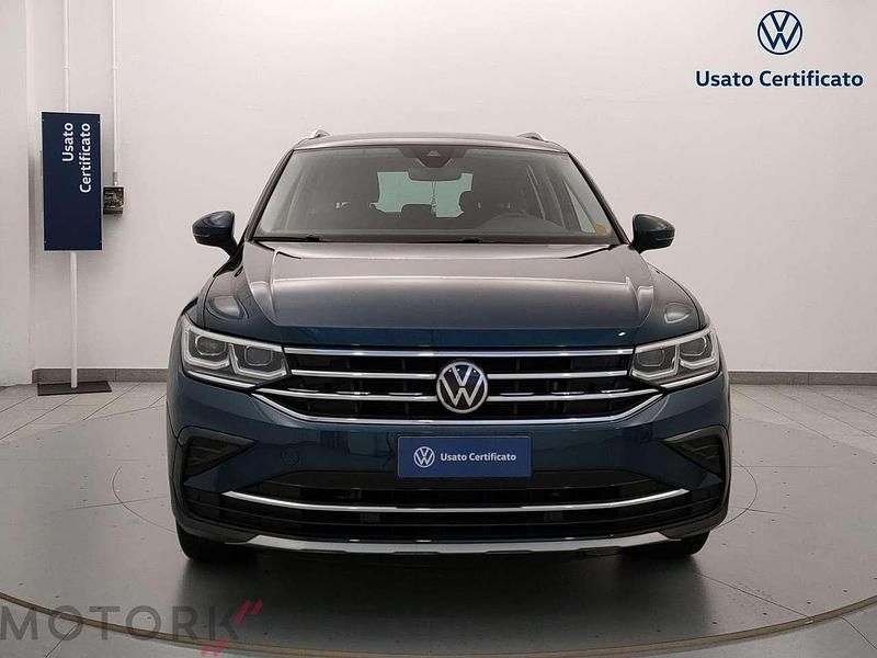 Usata VW Tiguan Elegance 150 CV (110 kW) 2021 Verde SUV