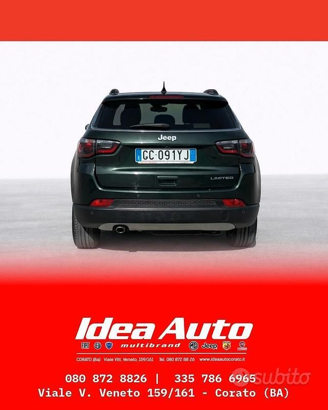Usata Jeep Compass Limited 120 CV (88 kW) 2020 Verde SUV