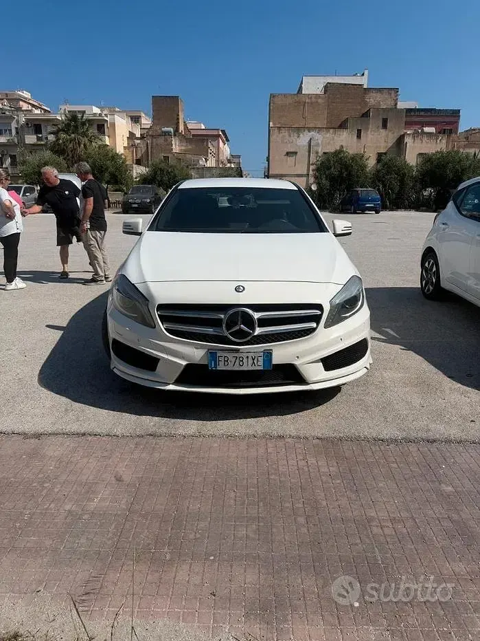 Usata Mercedes A180 109 CV (80 kW) 2014 Bianco Berlina