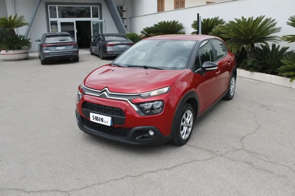 Usata Citroën C3 Feel 101 CV (74 kW) 2022 Rosso Utilitaria