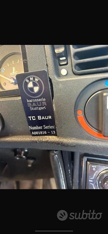 Usata BMW 320 1981 Cabrio