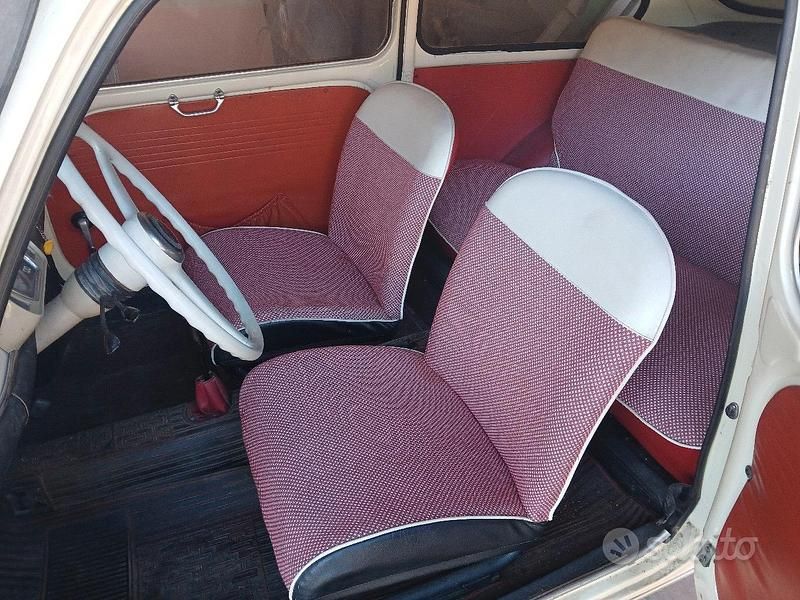 Usata Fiat 600 1950 Bianco Utilitaria