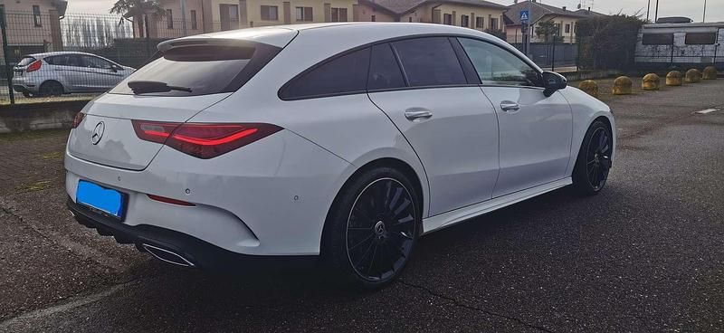 Usata Mercedes CLA200 Shooting Brake AMG Line Premium Plus 150 CV (110 kW) 2023 Bianco Station wagon