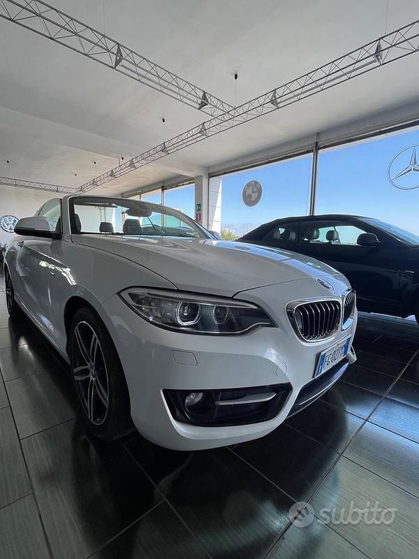 Usata BMW 218 M Sport 2017 Bianco Cabrio