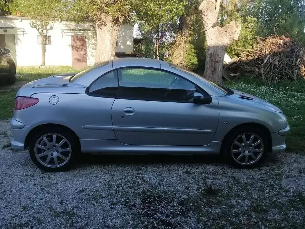 Usata Peugeot 206 CC 109 CV (80 kW) 2006 Argento Cabrio