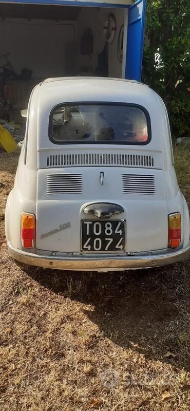 Usata Fiat 500 1970 Bianco Utilitaria
