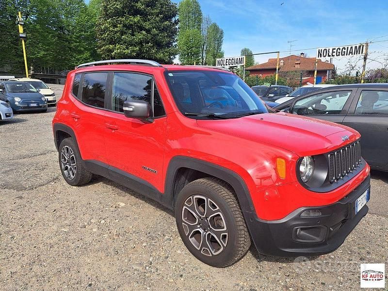 Usata Jeep Renegade Limited 170 CV (125 kW) 2018 Rosso SUV