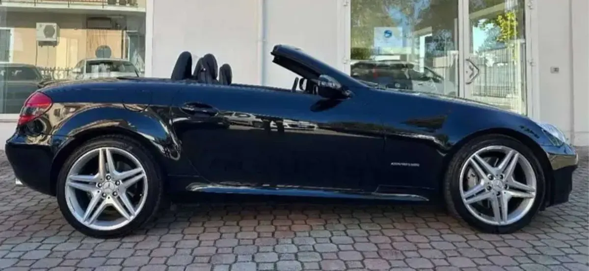 Usata Mercedes SLK200 184 CV (135 kW) 2009 Nero Cabrio