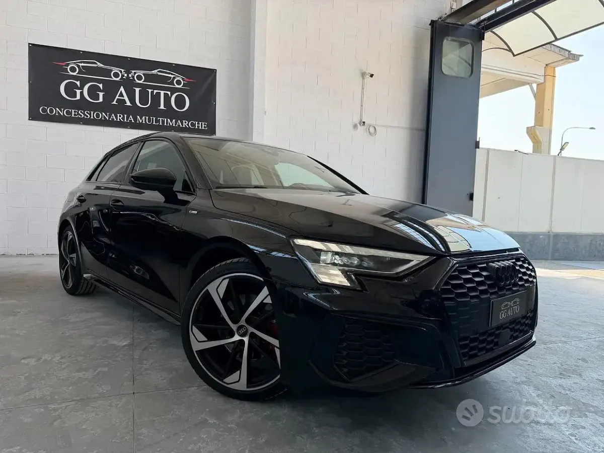 Usata Audi A3 Ambiente 150 CV (110 kW) 2023 Nero Berlina