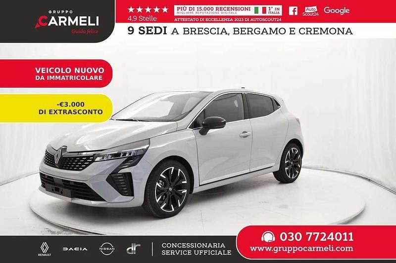 Grigio aviation Nuova 2025 Renault Clio V Techno Tre volumi | 18.900 € (Buon prezzo) - Immagine 1/1