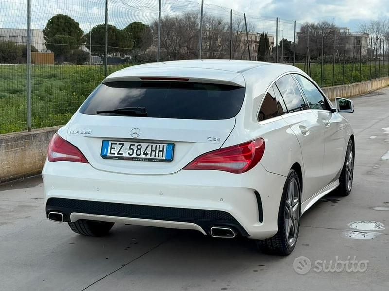 Usata Mercedes CLA220 Premium 176 CV (129 kW) 2015 Bianco Berlina