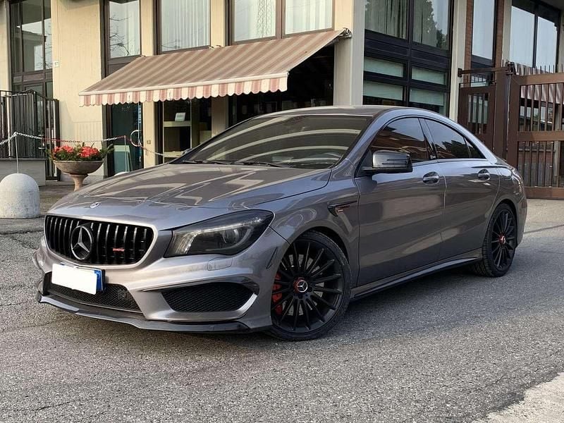 Usata Mercedes CLA45 AMG AMG 360 CV (264 kW) 2014 Mountain grey metallic Berlina