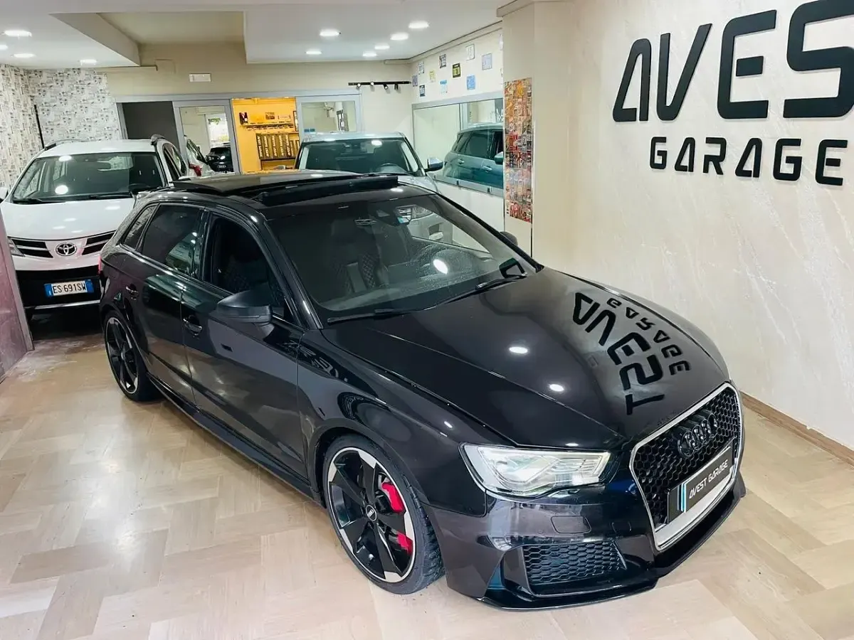 Usata Audi RS3 Ambiente 367 CV (269 kW) 2015 Nero Berlina