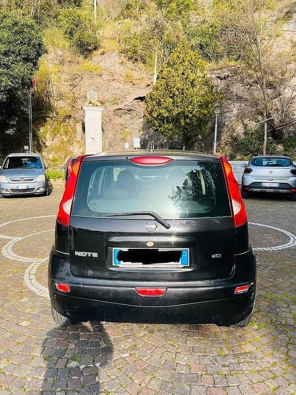 Usata Nissan Note 86 CV (63 kW) 2008 Nero Utilitaria