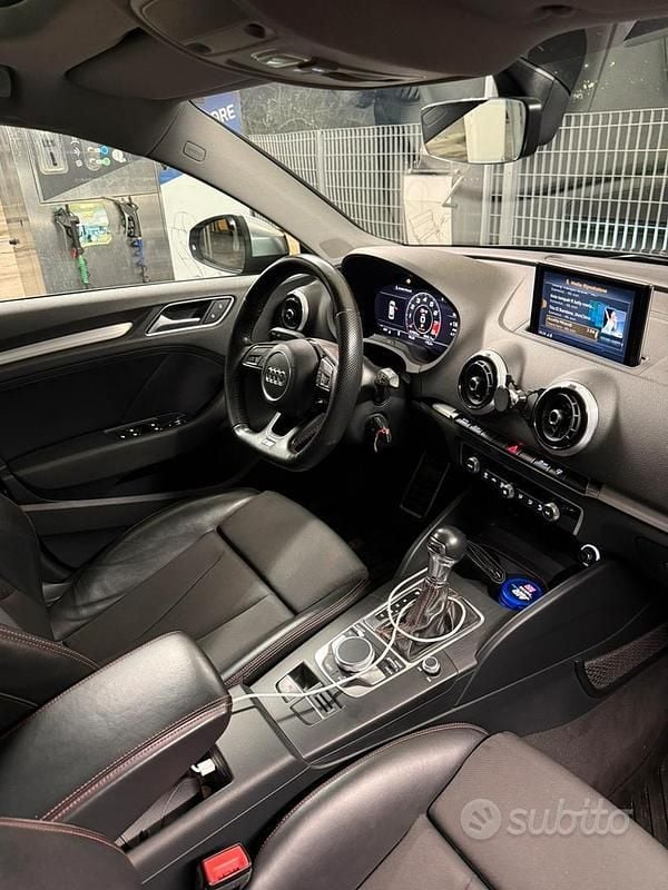 Usata Audi S3 Ambiente 310 CV (228 kW) 2017 Grigio Berlina