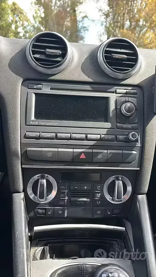 Usata Audi A3 140 CV (102 kW) 2010 Nero Utilitaria