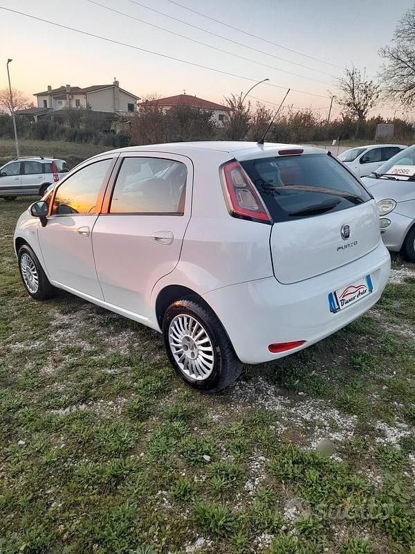 Usata Fiat Punto Easy 77 CV (56 kW) 2013 Bianco Berlina