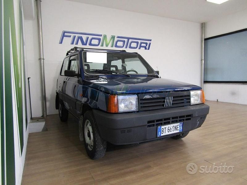 Usata Fiat Panda 4x4 Trekking 54 CV (39 kW) 2001 Blu Utilitaria